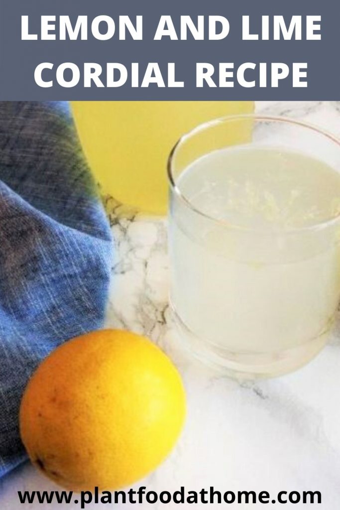 Lemon and Lime Cordial Recipe Homemade