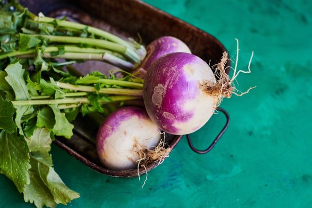Turnips With Leafy Green Tops