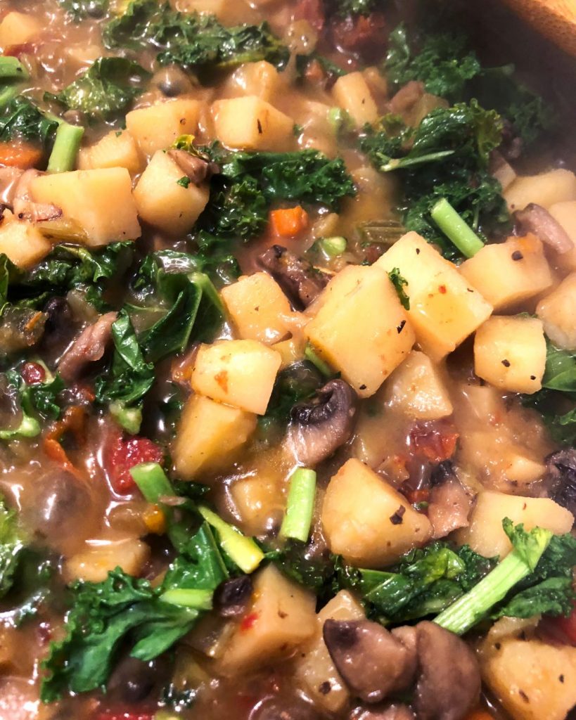 Cooked Vegan Empanada Pie Filling