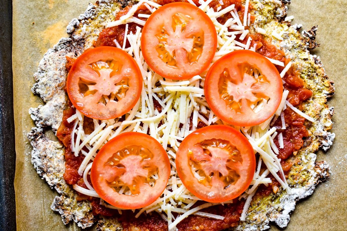 Vegan Cauliflower Pizza Crust Recipe (Gluten-Free) - Plant Food At Home