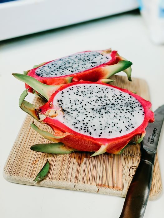Dragon Fruit Cut in Half